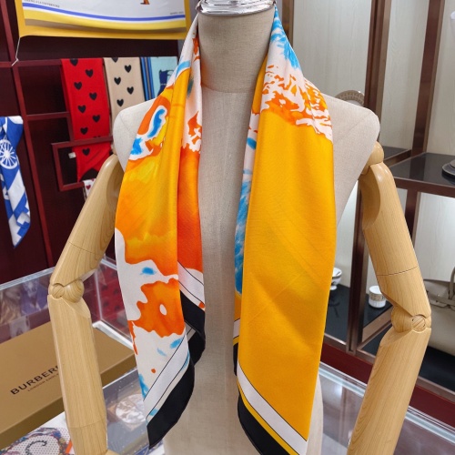Replica Burberry Silk Scarf For Women #1000007 $56.00 USD for Wholesale