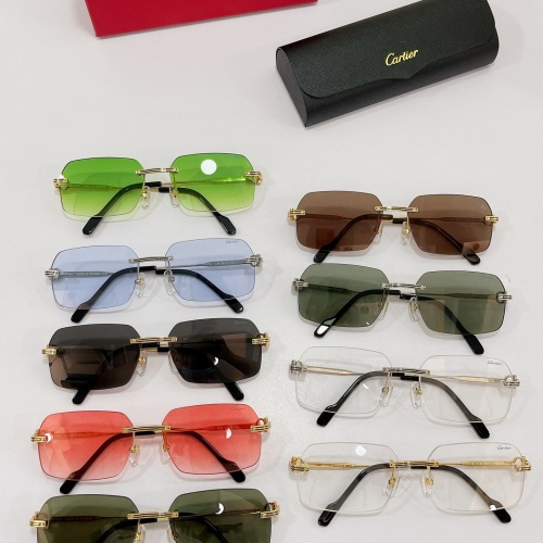 Replica Cartier AAA Quality Sunglassess #1000585 $56.00 USD for Wholesale