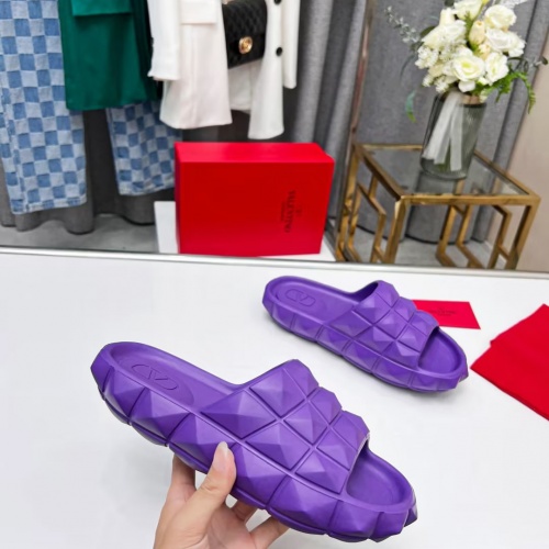 Replica Valentino Slippers For Women #1000792 $85.00 USD for Wholesale