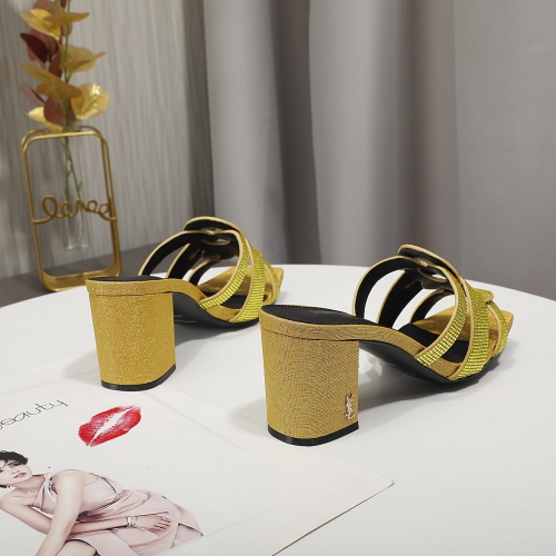 Replica Yves Saint Laurent YSL Slippers For Women #1000800 $82.00 USD for Wholesale