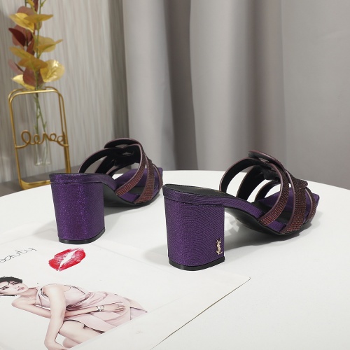 Replica Yves Saint Laurent YSL Slippers For Women #1000802 $82.00 USD for Wholesale