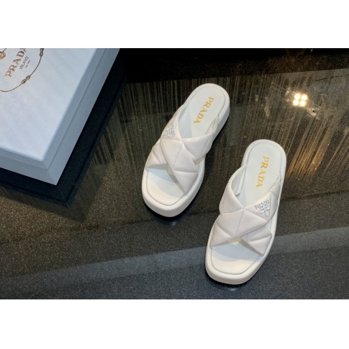 Replica Prada Slippers For Women #1000808 $96.00 USD for Wholesale