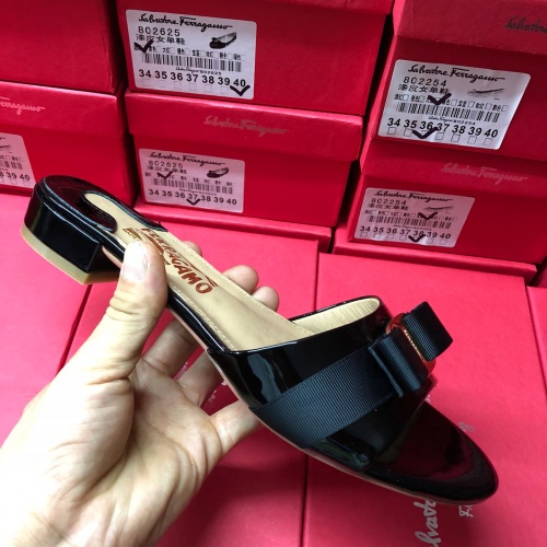 Replica Salvatore Ferragamo Slippers For Women #1000815 $76.00 USD for Wholesale