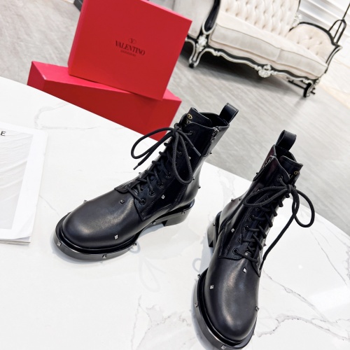 Replica Valentino Boots For Women #1000823 $98.00 USD for Wholesale