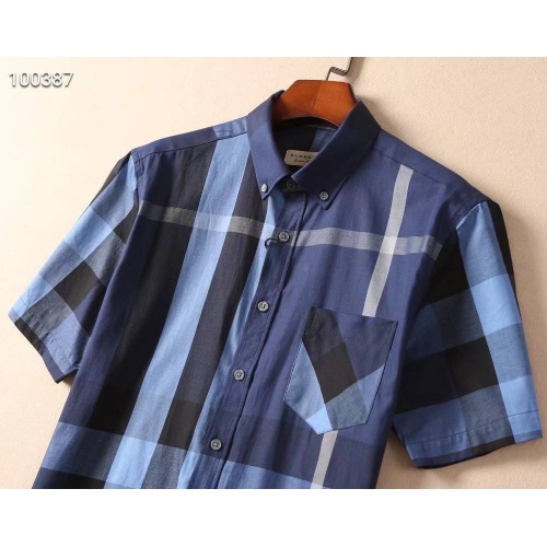 Replica Burberry Shirts Short Sleeved For Men #1001064 $38.00 USD for Wholesale