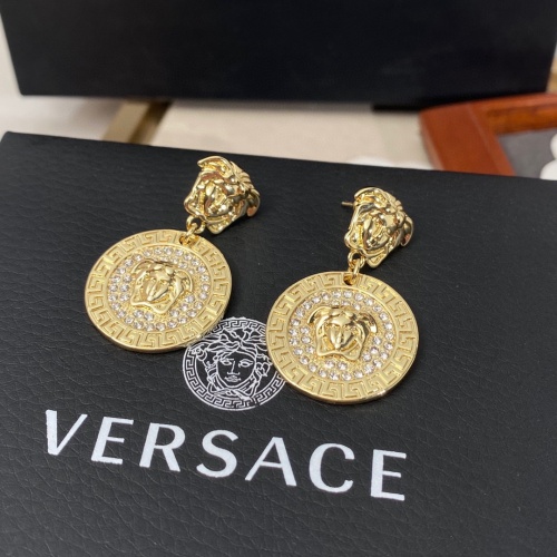 Replica Versace Earrings For Women #1001119 $32.00 USD for Wholesale