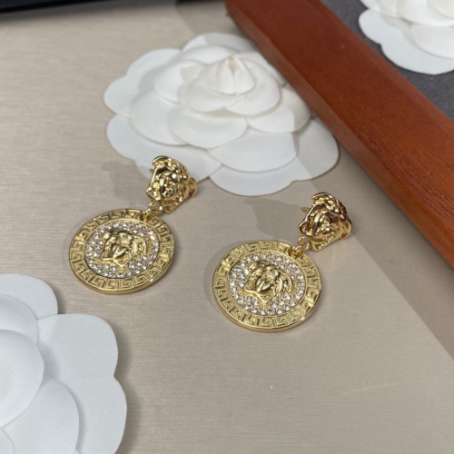 Replica Versace Earrings For Women #1001119 $32.00 USD for Wholesale