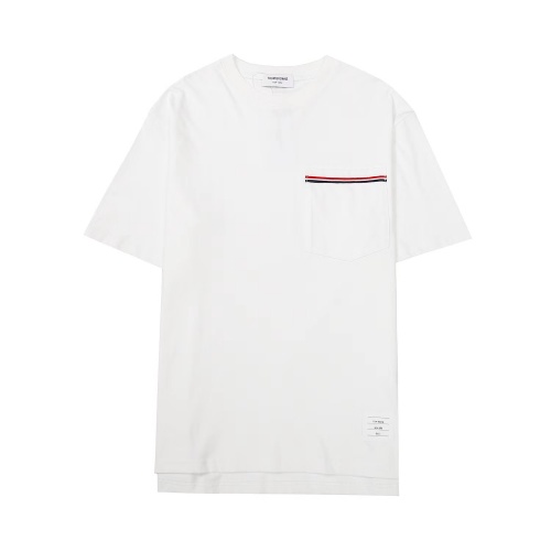 Thom Browne TB T-Shirts Short Sleeved For Men #1001144 $42.00 USD, Wholesale Replica Thom Browne TB T-Shirts
