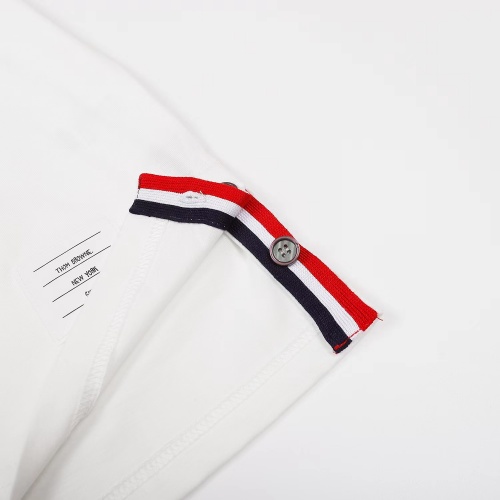 Replica Thom Browne TB T-Shirts Short Sleeved For Men #1001144 $42.00 USD for Wholesale