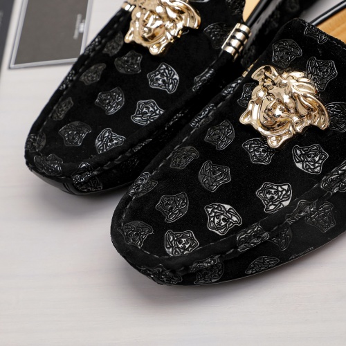 Replica Versace Leather Shoes For Men #1001248 $68.00 USD for Wholesale