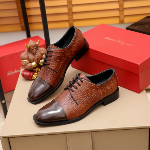 Ferragamo Salvatore FS Leather Shoes For Men #1001286