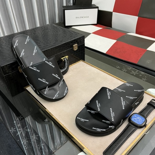 Replica Balenciaga Slippers For Men #1001288 $48.00 USD for Wholesale
