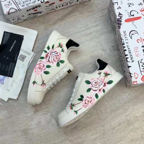 Replica Dolce & Gabbana D&G Casual Shoes For Women #1001563 $105.00 USD for Wholesale