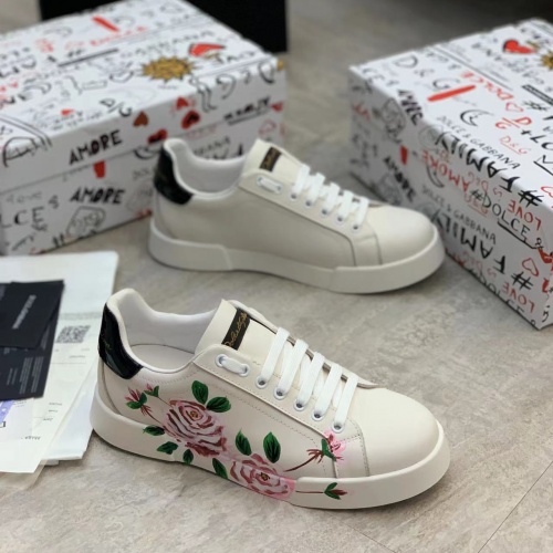 Replica Dolce & Gabbana D&G Casual Shoes For Women #1001563 $105.00 USD for Wholesale