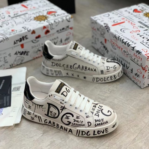 Replica Dolce & Gabbana D&G Casual Shoes For Women #1001574 $105.00 USD for Wholesale