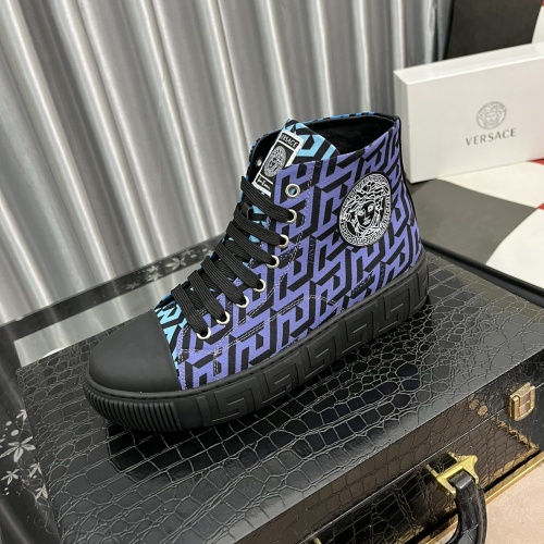 Replica Versace High Tops Shoes For Men #1001615 $82.00 USD for Wholesale