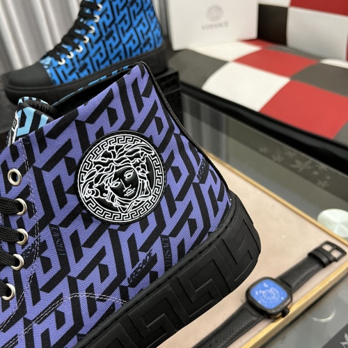 Replica Versace High Tops Shoes For Men #1001615 $82.00 USD for Wholesale