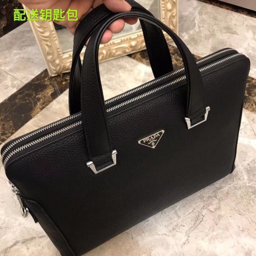 Replica Prada AAA Man Handbags #1001895 $108.00 USD for Wholesale