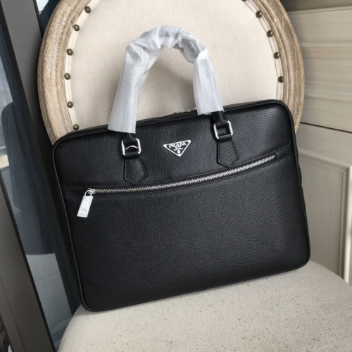 Replica Prada AAA Man Handbags #1001907 $158.00 USD for Wholesale