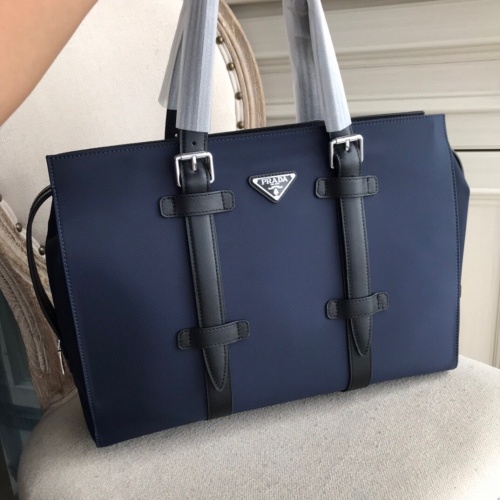 Replica Prada AAA Man Handbags #1001912 $155.00 USD for Wholesale