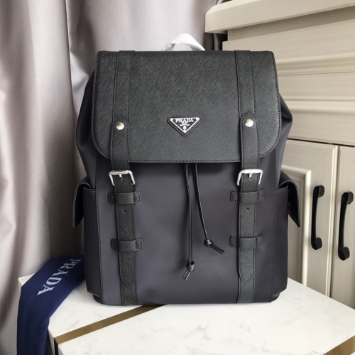 Prada AAA Man Backpacks #1001921 $155.00 USD, Wholesale Replica Prada AAA Man Backpacks