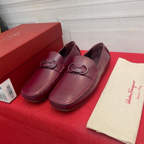 Salvatore Ferragamo Leather Shoes For Men #1002407
