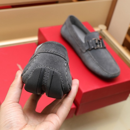 Replica Salvatore Ferragamo Leather Shoes For Men #1002427 $98.00 USD for Wholesale