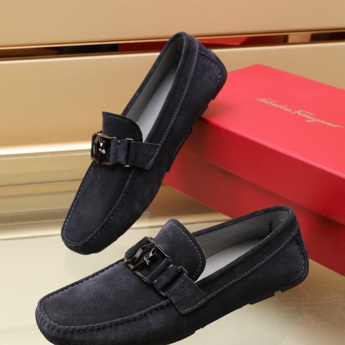 Salvatore Ferragamo Leather Shoes For Men #1002428