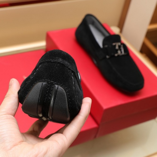 Replica Salvatore Ferragamo Leather Shoes For Men #1002429 $98.00 USD for Wholesale