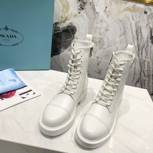 Replica Prada Boots For Women #1002473 $100.00 USD for Wholesale