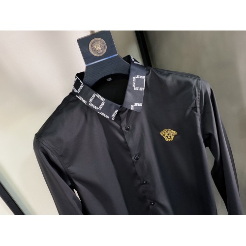 Replica Versace Shirts Long Sleeved For Men #1002475 $48.00 USD for Wholesale
