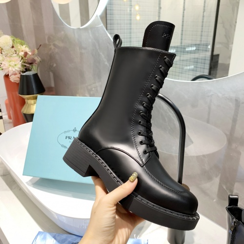Replica Prada Boots For Women #1002477 $100.00 USD for Wholesale