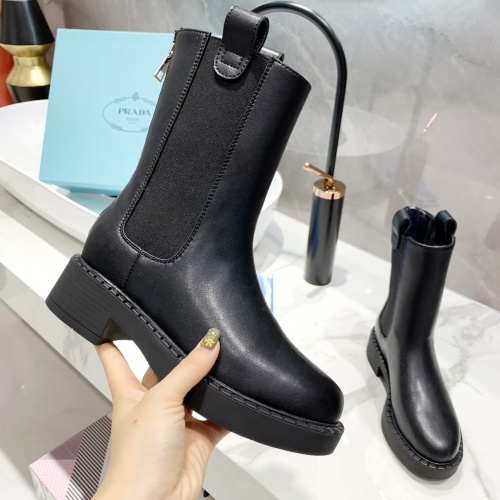 Replica Prada Boots For Women #1002479 $100.00 USD for Wholesale
