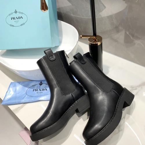 Replica Prada Boots For Women #1002479 $100.00 USD for Wholesale