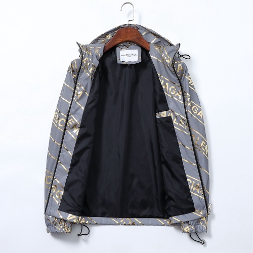 Replica Balenciaga Jackets Long Sleeved For Men #1002585 $42.00 USD for Wholesale