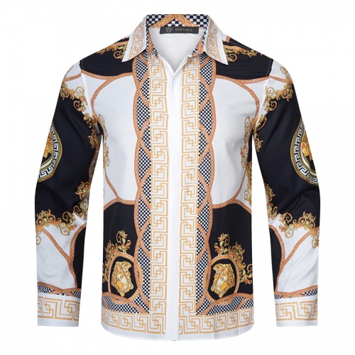 Versace Shirts Long Sleeved For Men #1002819