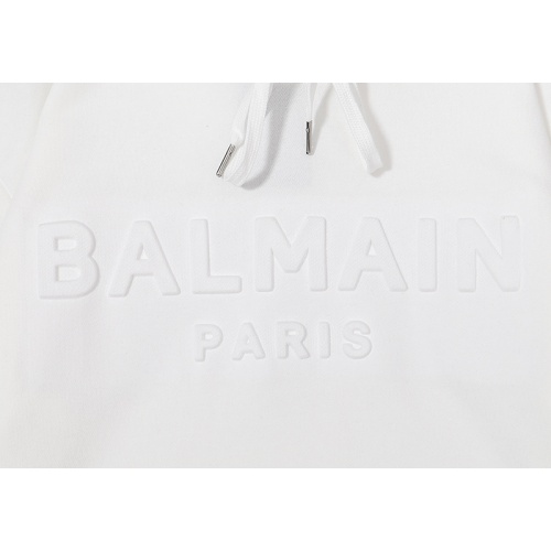 Replica Balmain Hoodies Long Sleeved For Men #1002852 $41.00 USD for Wholesale