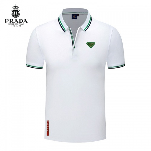 Prada T-Shirts Short Sleeved For Men #1003024
