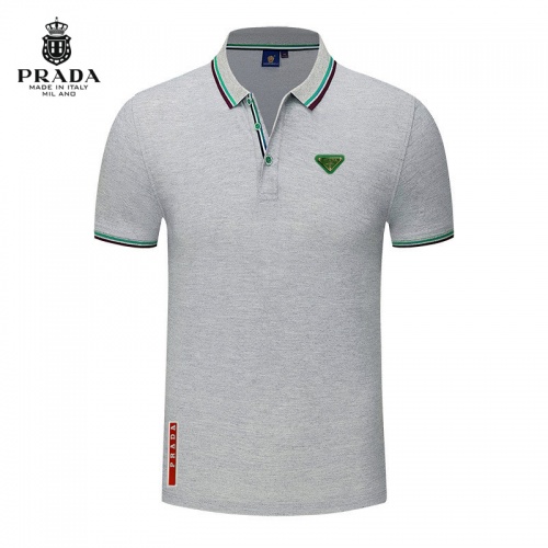 Prada T-Shirts Short Sleeved For Men #1003025