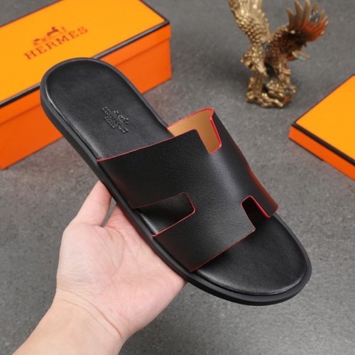 Replica Hermes Slippers For Men #1003243 $48.00 USD for Wholesale