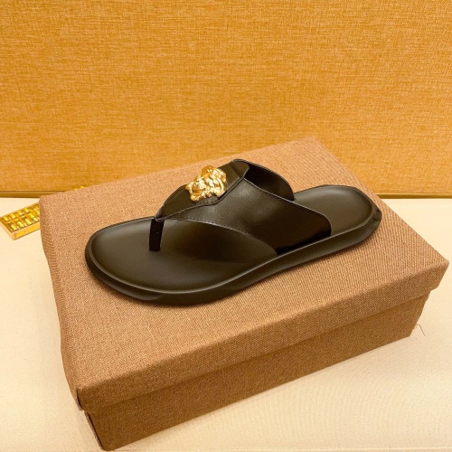 Replica Versace Slippers For Men #1003253 $52.00 USD for Wholesale
