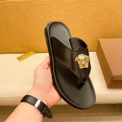 Replica Versace Slippers For Men #1003254 $52.00 USD for Wholesale
