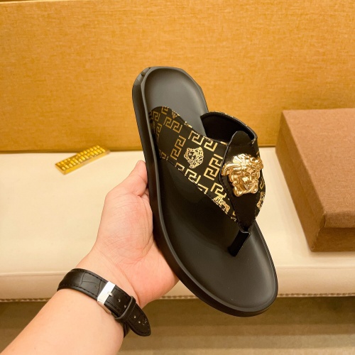 Replica Versace Slippers For Men #1003255 $52.00 USD for Wholesale