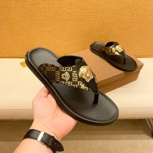 Replica Versace Slippers For Men #1003255 $52.00 USD for Wholesale