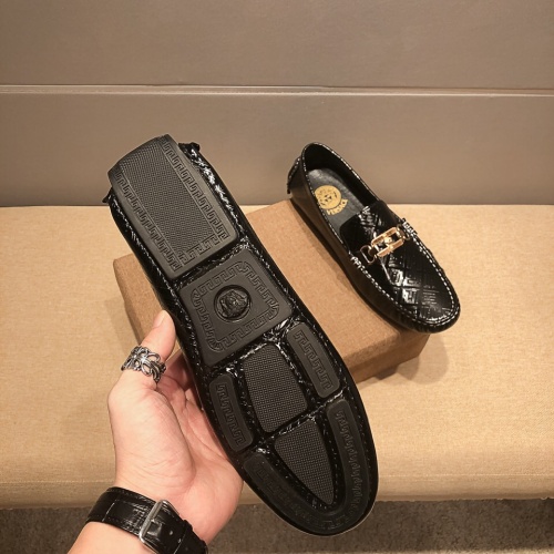 Replica Versace Leather Shoes For Men #1003294 $82.00 USD for Wholesale