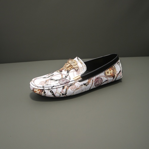 Replica Versace Leather Shoes For Men #1003356 $82.00 USD for Wholesale