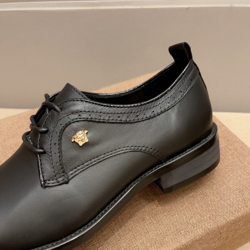 Replica Versace Leather Shoes For Men #1003361 $88.00 USD for Wholesale
