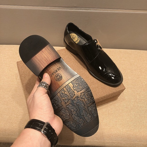 Replica Versace Leather Shoes For Men #1003362 $88.00 USD for Wholesale