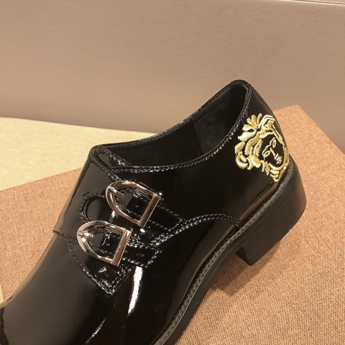 Replica Versace Leather Shoes For Men #1003362 $88.00 USD for Wholesale