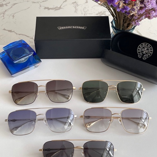 Replica Chrome Hearts AAA Quality Sunglasses #1003484 $52.00 USD for Wholesale